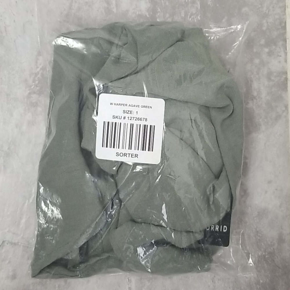 NWT Torrid "Harper" Green Button Front Tunic Tank - Picture 5 of 5